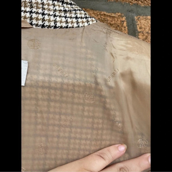 Feraud cashmere blazer jacket large - Picture 9 of 9